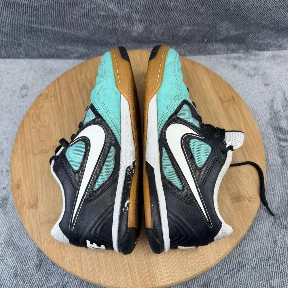 Nike 5 Gato Shoes Mens Size 5 Blue Black Indoor Soccer Sneakers 415122-310